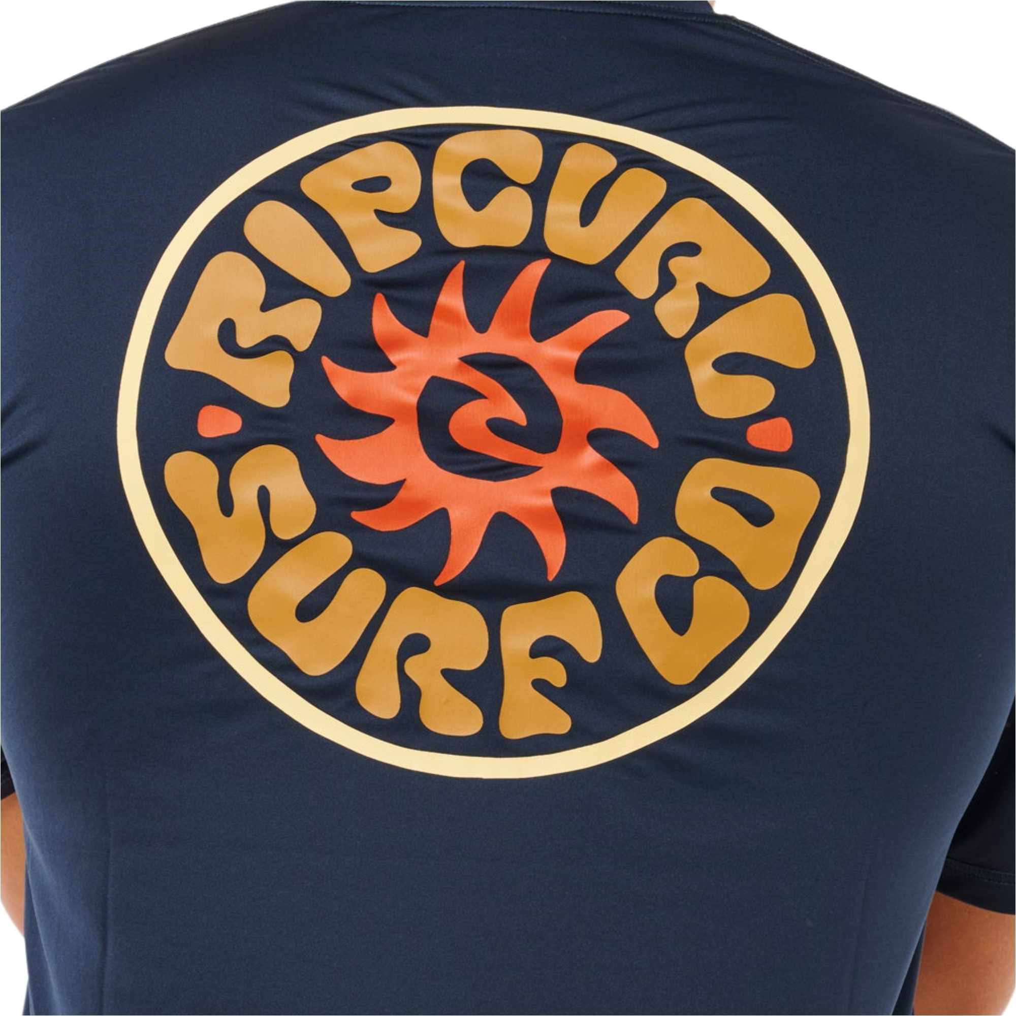 2026 Rip Curl Herre Pacific Rinse Surflite UPF Kortærmet Lycra-vest 16ZMRV - Dark Navy